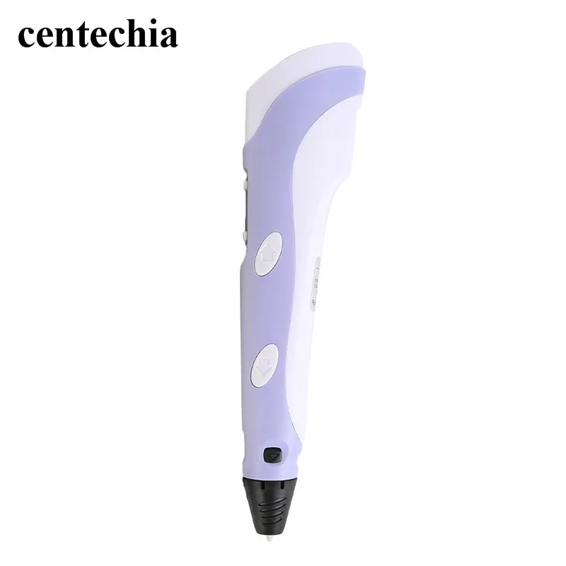 Centechia 3D печать pen1.75 мм ABS Смарт 3D Ручка для рисования+ Бесплатный адаптер накаливания креативный подарок для детей дизайн живопись горячая распродажа