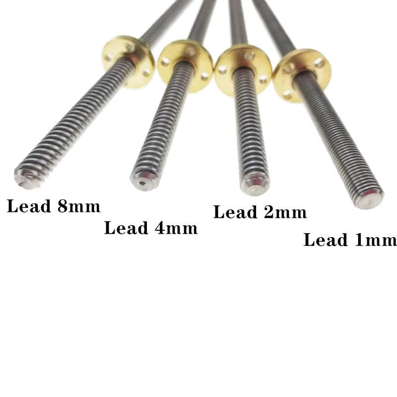 3D Printer THSL-700-8D Lead Screw Dia 8MM Pitch 2mm 8mm Length 700mm with Copper Nut Free Shipping | Обустройство дома