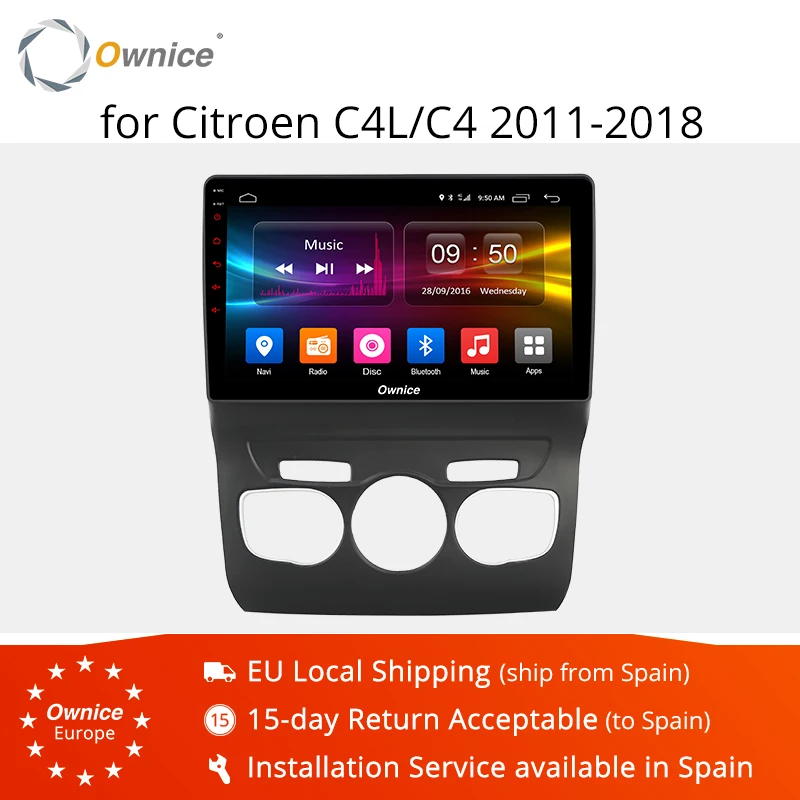 Ownice 4G LTE K1 K2 K3 Android 9 0 Navigation Player 2011 2018 For Citroen C4