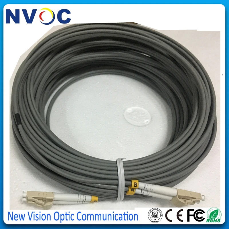 3 шт./лот LC/UPC мм (62 5/125) DX 7 м ПВХ укрепленный волоконно оптический патч корд