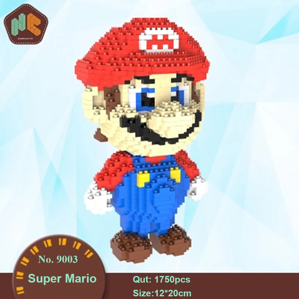 

Five star hot sale diamond blocks famous game Mario design HC 9003 block toy