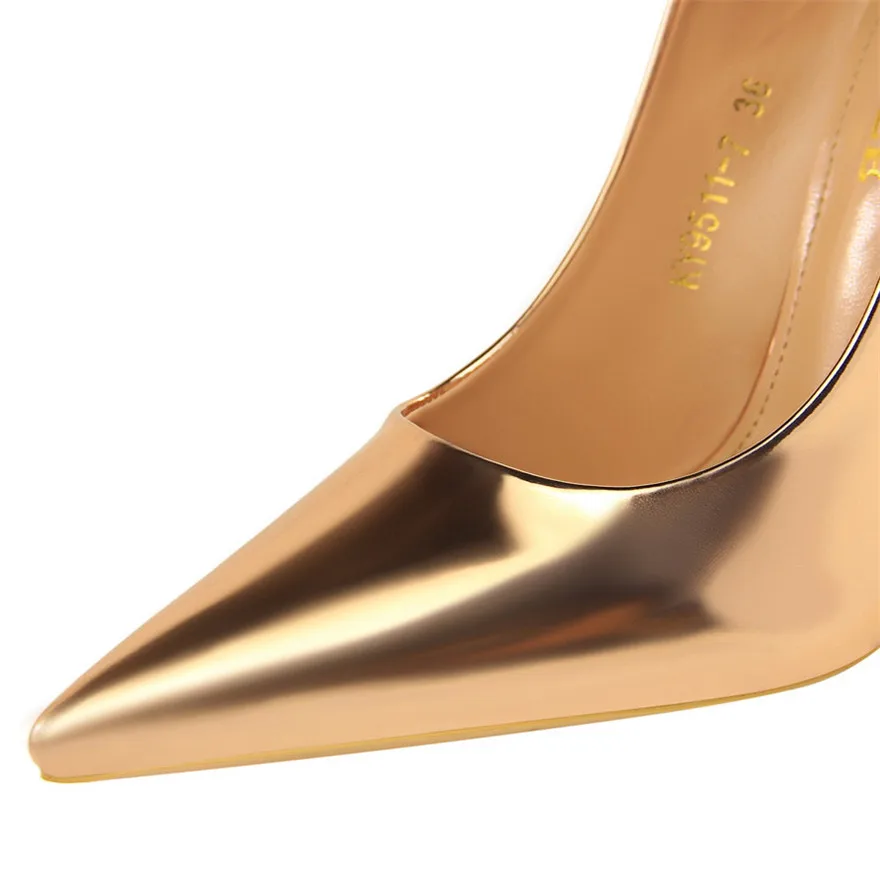 2019 New Shoes Women Pumps Petent Leather High Heels Pumps Women Shoes Fashion Wedding Shoes Women Heels Ladies Shoes stilettos