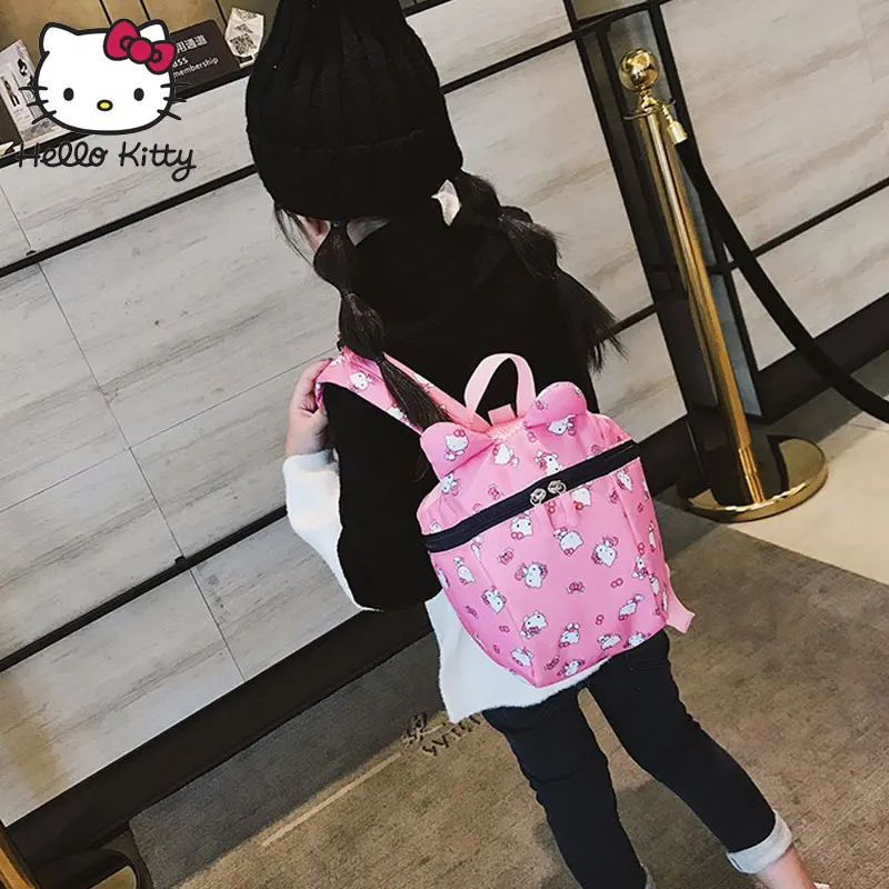 Hello kitty малыша анти потерянный рюкзак с жгут милый мультфильм ребенка прогулки поводки плечи мешок анти потерянный запястье ссылка детски