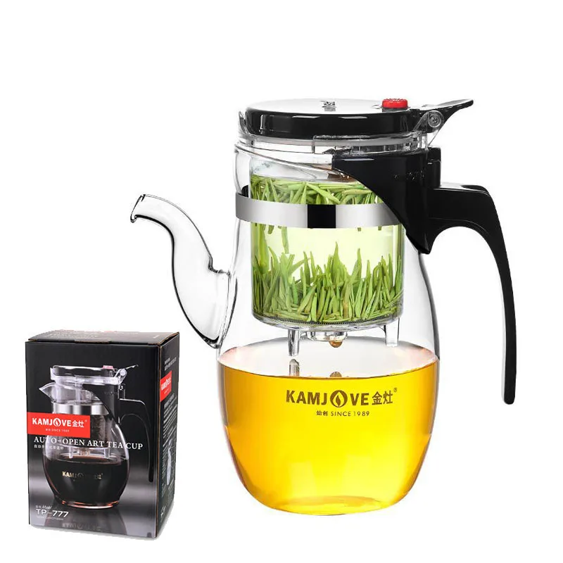 KAMJOVE Elegant tea sets Heat resistant Glass Teapot TP 787 600ml
