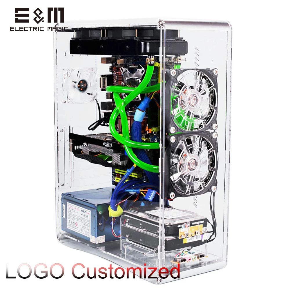 Test Bench Computer Case Transparent Chassis For Atx Matx Micro