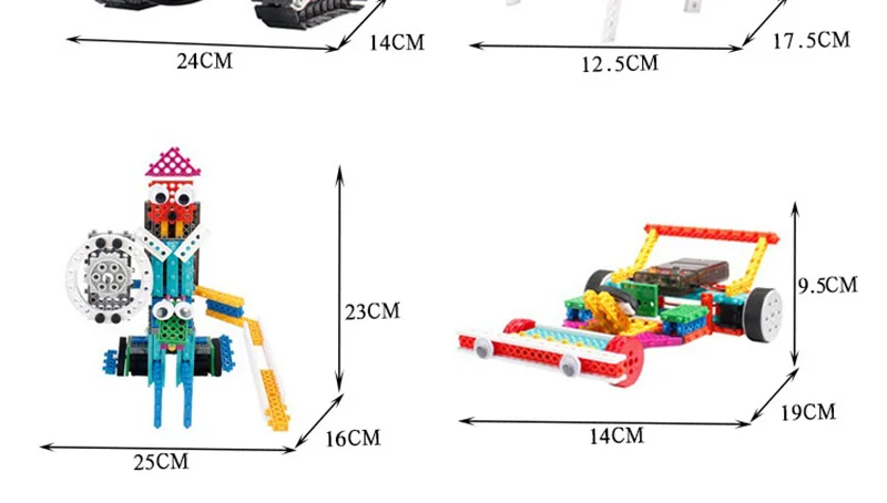 RC робот игрушки 4 в 1 237 шт DIY составное здание Блоки Танк воин Гоночная машина дистанционного управления игрушки Детские Стволовые развивающие игрушки