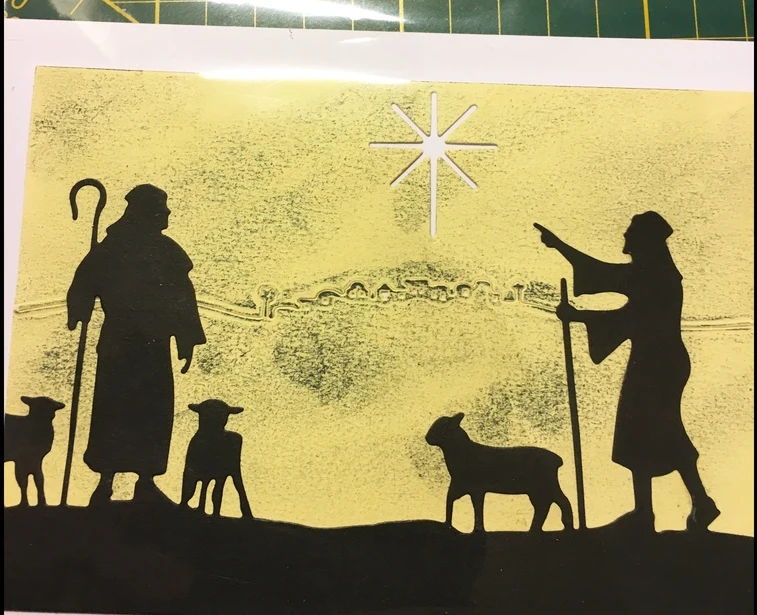 Shepherd Christmas Metal Die Cuts Cutting Dies For DIY Scrapbooking