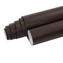 HOHOFILM 124cmx300cm Wood Grain Vinyl Table Wall Furniture Wood Grain Paper Film Car Internal Sticker 48.8''x118''