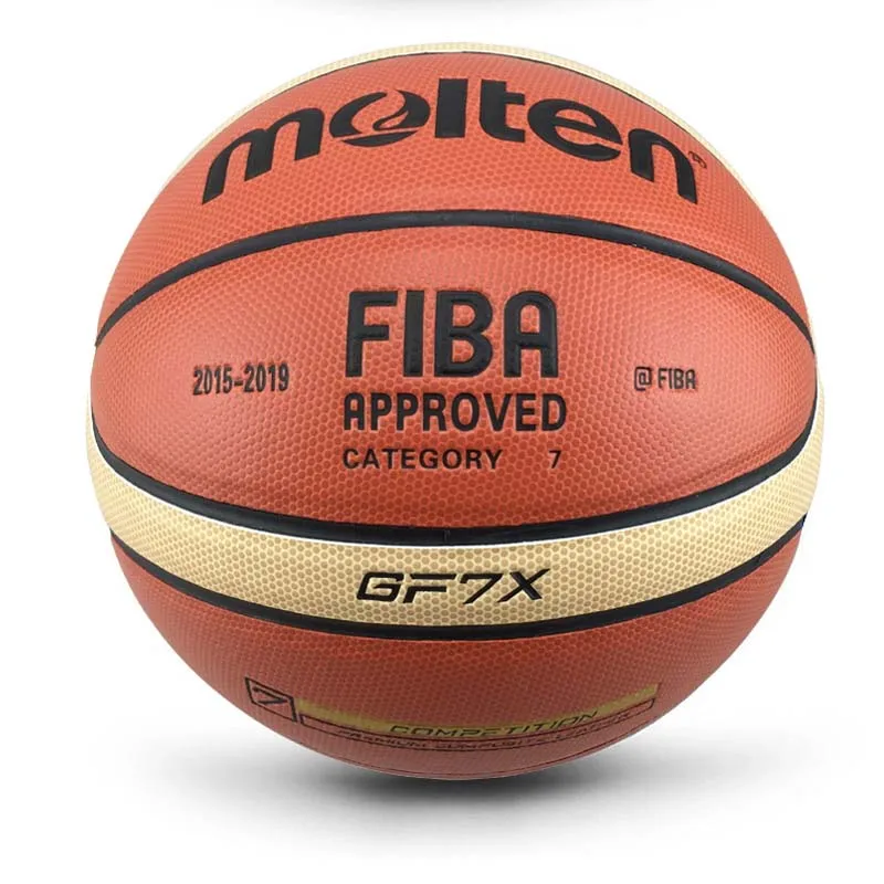 Новое поступление Крытый Размеры 7/6/5 из искусственной кожи баскетбольный мяч тренировочный баскетбольная корзина баскетбольная сетка+ иглы Basketbol - Цвет: As the show GF7X