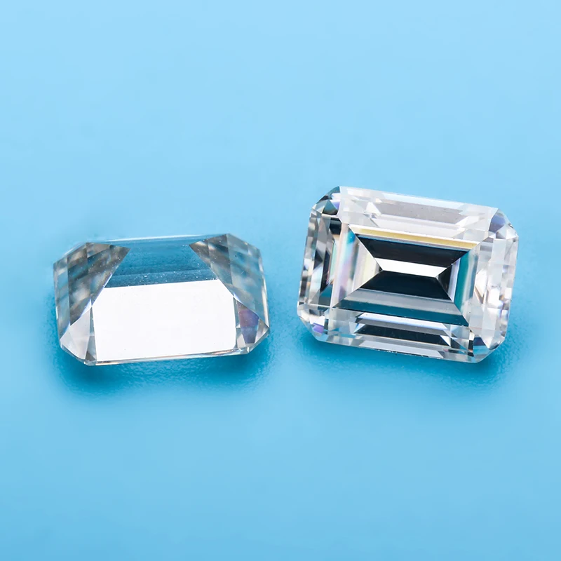Cheestar драгоценные камни свободные моиссаниты камень цвет GH 6*8 мм изумруд cut 1.5ct