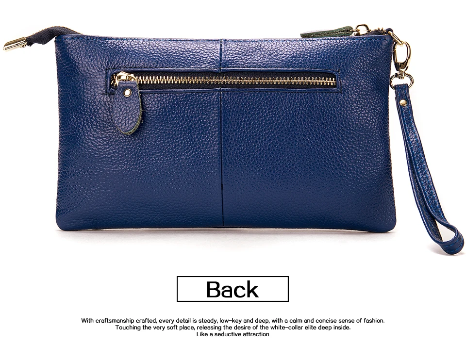 Wallet Female Card Holder Coin Purse Women Genuine Leather Long Wallet for Credit Cards Bag Purses for Women Shoulder Bags 22