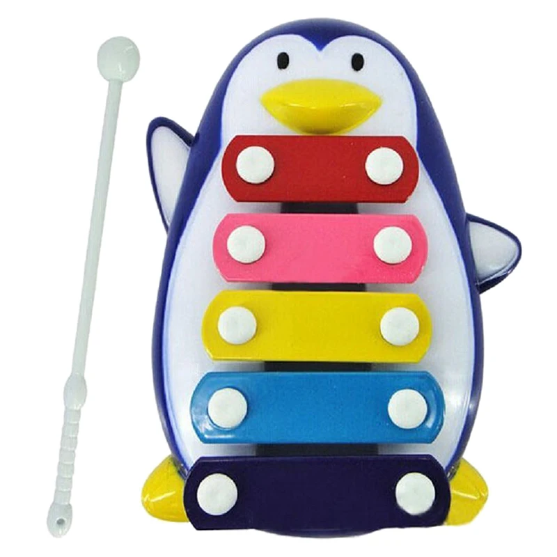 Children Baby 5-Note Xylophone Toy Musical Penguin Developing Music Kids Toys Musica Instruments Music Kids Toys Musica Child Dr