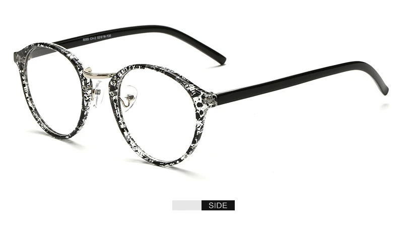 BOYSEEN классические женские круглая оправа для очков брендовые дизайнерские модные мужские украшения для ногтей оптические очки для чтения 8065
