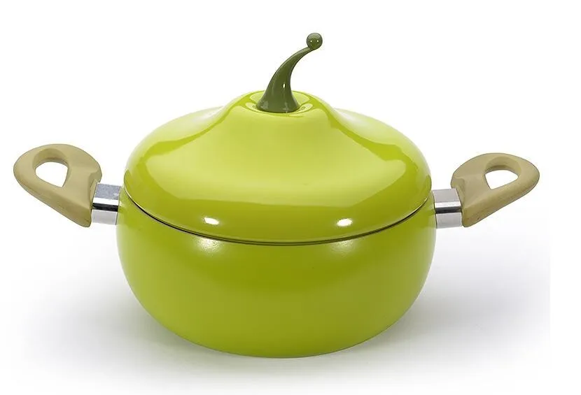 5 шт. Горячие овощи моделирование антипригарным горшочек прекрасный стиль горшочек в форме помидора кухонная посуда кухонный горшок для готовки супа