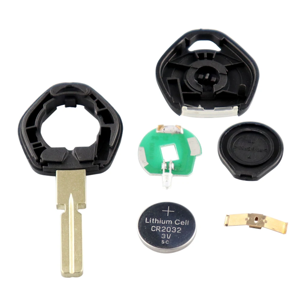 Car Key Shell Old Style Key For Bmw 3 5 7 Z3 E36 E34 E38 E39 Transponder Remote Car Case 4 Track HU58 With LED Light