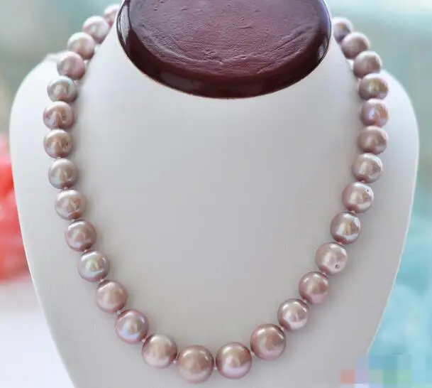 

FREE SHIPPING>@@> 3811 ROUND PURPLE FRESHWATER PEARL NECKLACE