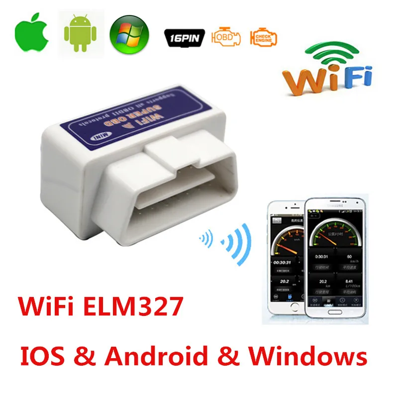 Prix pour Haute Qualité ELM327 Wifi Scanner Auto OBD2 Outil De Diagnostic WIFI ELM 327 OBDII Scanner V1.5 Sans Fil Pour Android/IOS/Windows Prix pour Haute Qualité ELM327 Wifi Scanner Auto OBD2 Outil De Diagnostic WIFI ELM 327 OBDII Scanner V1.5 Sans Fil Pour Android/IOS/Windows