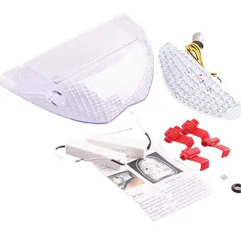 

For BMW F1200GS 2004-2007 F650GS 2005-2009 LED Rear Tail Light Brake Turn Signals Lamp Integrated Clear