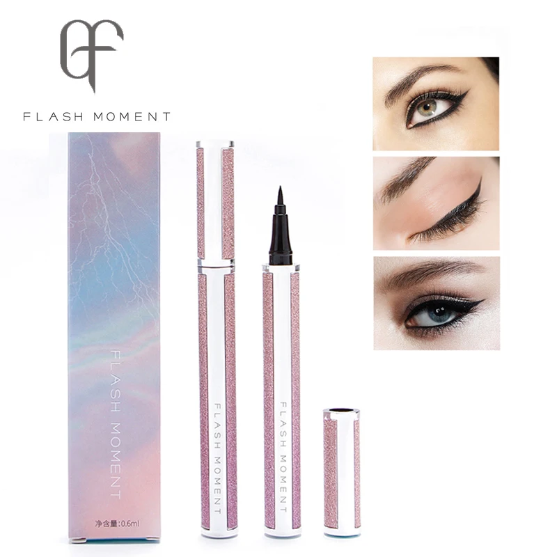 

FlashMoment Black Eyeliner Waterproof Liquid Eye Liner Pen High Pigment Long Lasting Makeup Eyeliner Women Cosmetics Make up