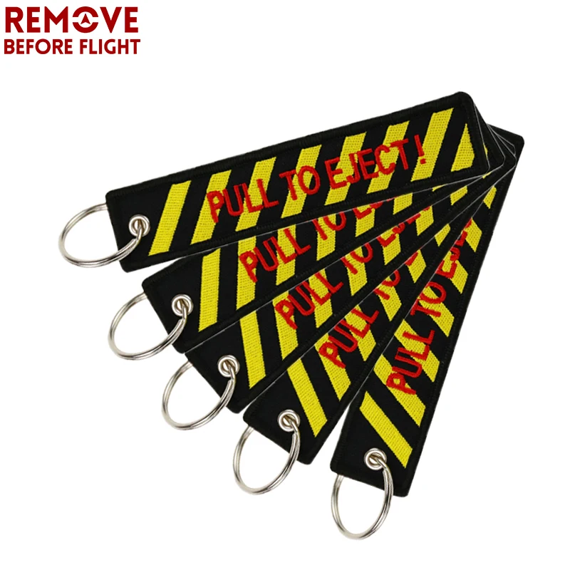 

Striped Keychain Pull To Eject Embroidery Pop Key Chain llaveros Bijoux Key Ring for chaveiro de carro Motorcycle and Car 5 PCS