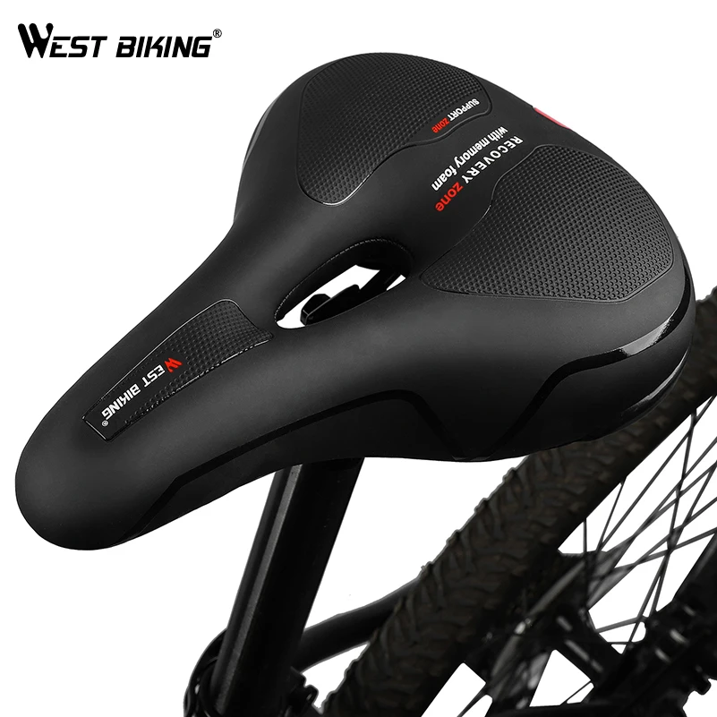 Mountain Bike Sddle ComFitt Breathable MTB Road Bicycle Soft seat Widen Saddle