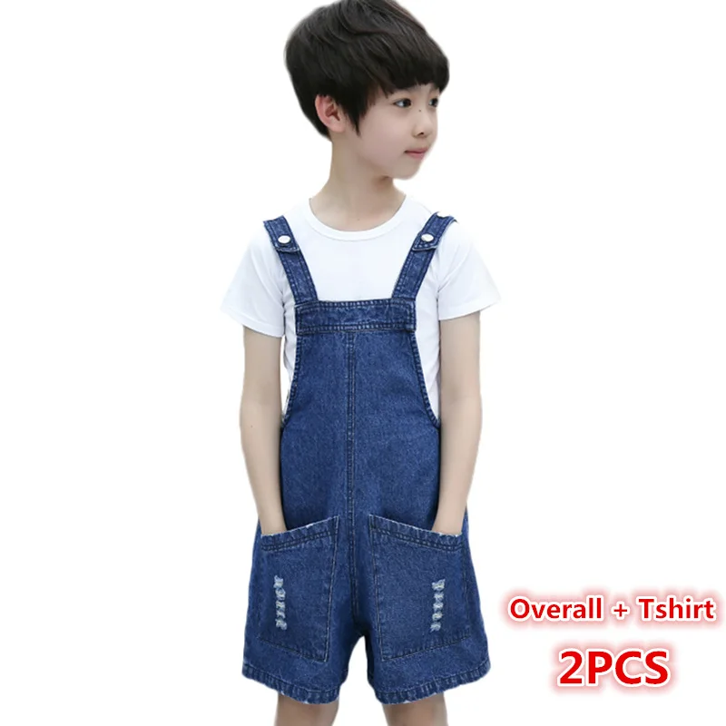 overall shorts boys