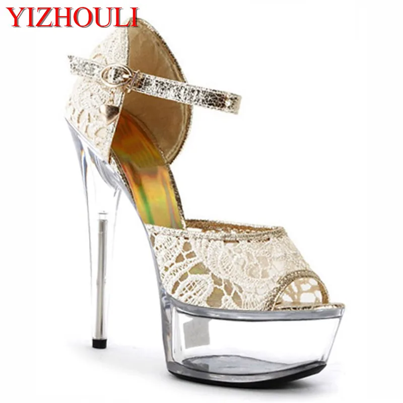 

15cm women high heel sandals, fashion lady dress patent leather wedge brand sexy shoes Hot sell