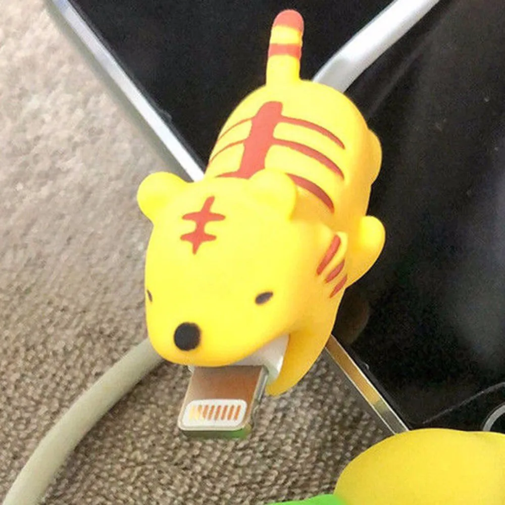 SOONHUA милые животные защитный кабель намотка Универсальный анти-разрыв USB линии передачи данных стол Saver кабель для мобильного телефона крышка шнура