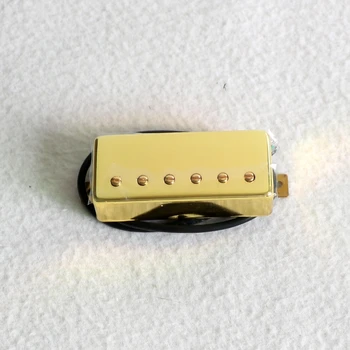 

Small double guitar pickup ceramic magnet gold shell mini guitar pickup