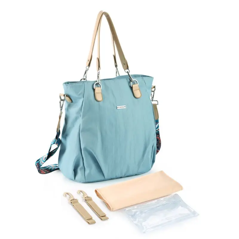 Дамская модная сумка-тоут для подгузников на плечо, детские сумки для подгузников для мам и женщин, многофункциональная вместительная сумка для подгузников