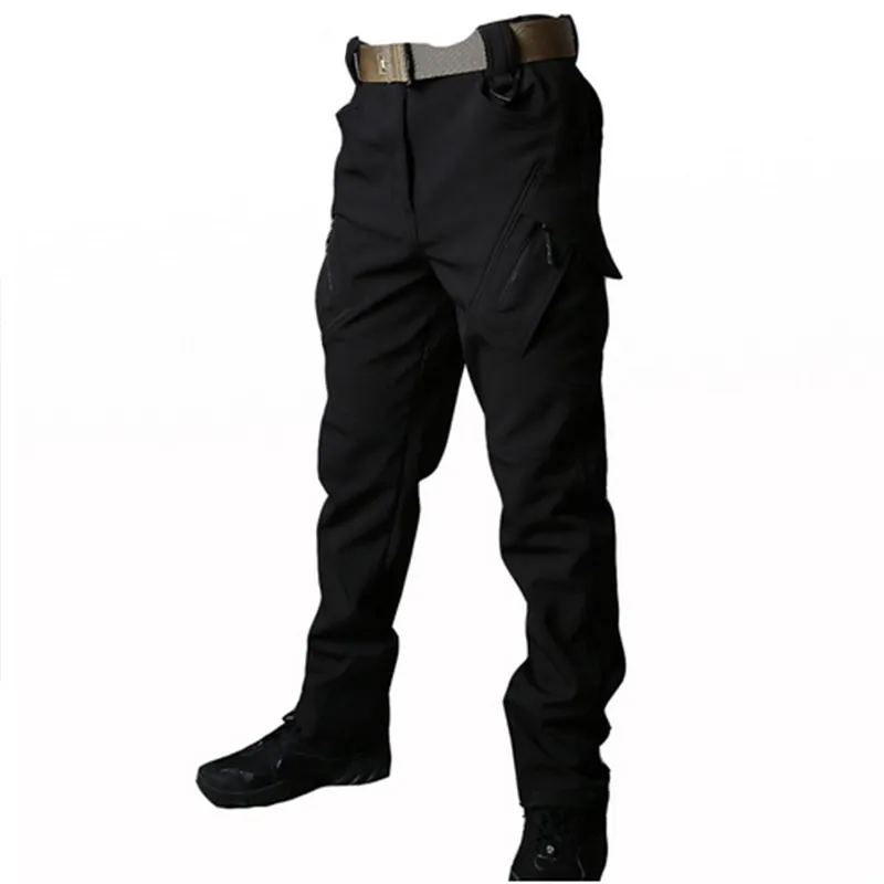 NEW Outdoor Mens Soft Shell Camping Tactical Cargo Pants Combat Hiking Trousers