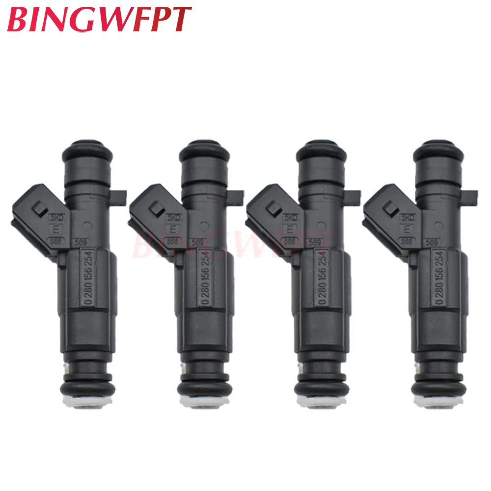 4 шт 0280156254 032906031G Топливные форсунки для Volkswagen Fox 1,6 Gasolina 2002-2005
