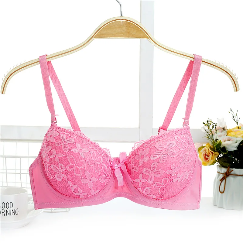 Double cup Push Up Bra Big Size Lace Bralette Adjusted bra summer style lace sexy underwear for women bra 34-40 sleep lingerie