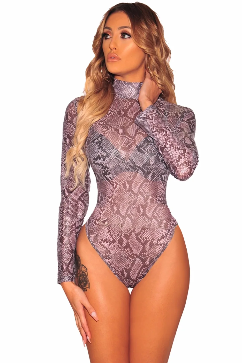 Purple-Leopard-Print-Sheer-Mesh-Long-Sleeves-Bodysuit-LC32378-8-1