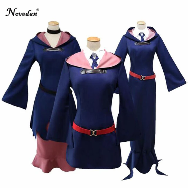 Traje de fantasia cosplay da pequena bruxa academia akko kagari, camisa,  uniforme, anime, dia das bruxas, halloween - AliExpress