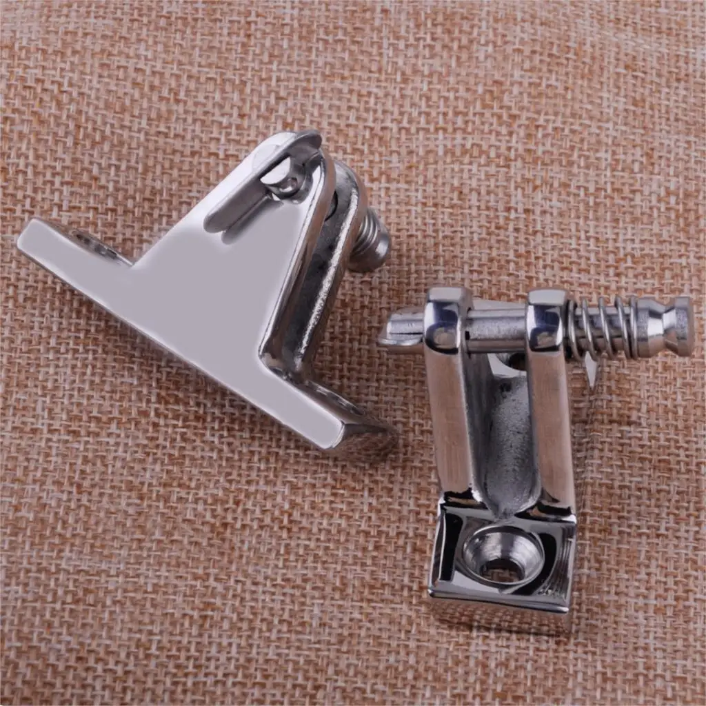 

CITALL 2pcs 90 Degree Stainless Steel Deck Hinge With Quick Release Pin Boat Marine Hardware Fitting
