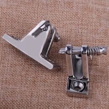 

CITALL 2pcs 90 Degree Stainless Steel Deck Hinge With Quick Release Pin Boat Marine Hardware Fitting