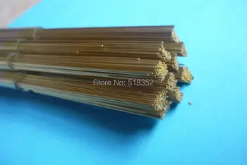 

1.7mmx400mm Ziyang Brass Electrode Tube for EDM Drilling Machines Single Hole