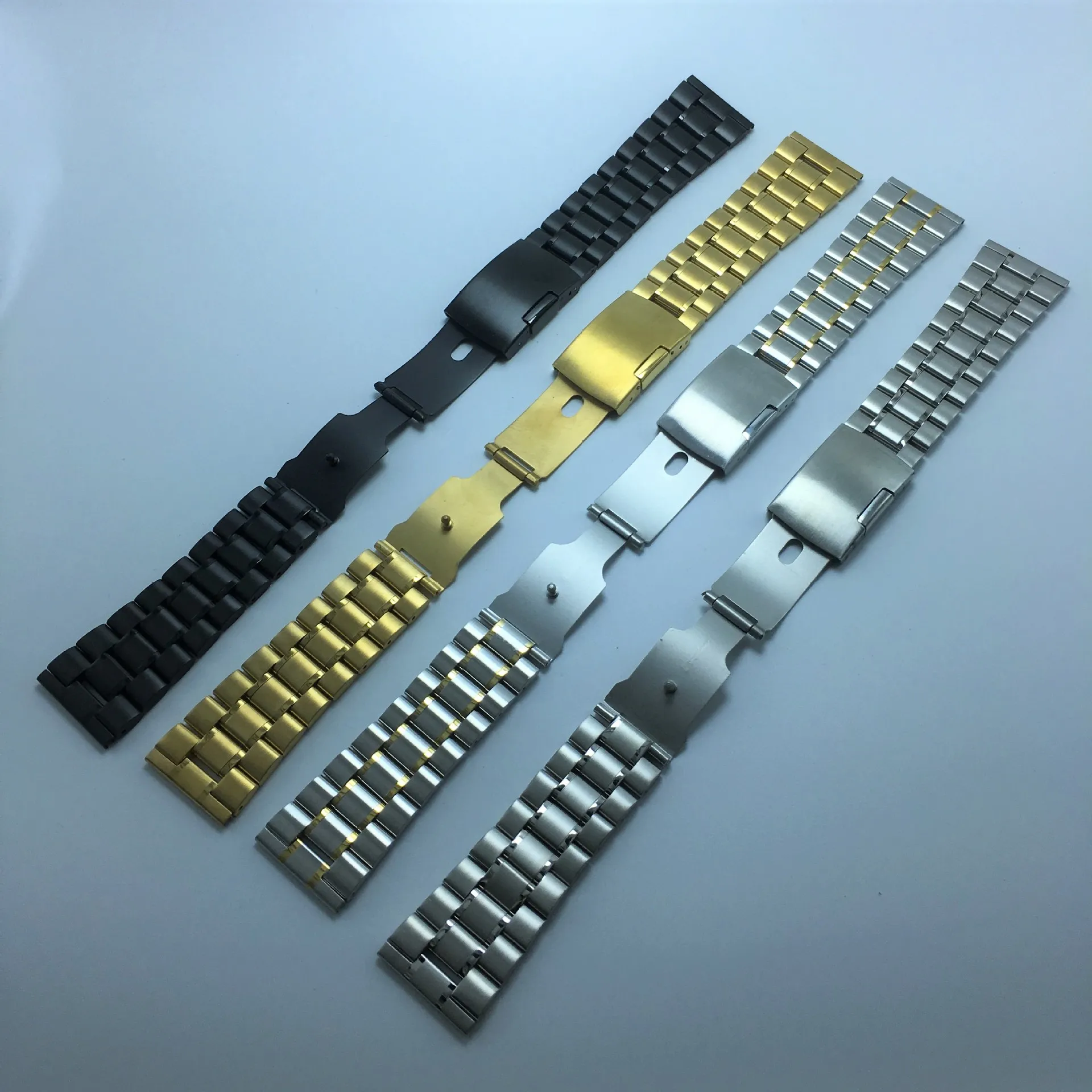 Universal Stainless Steel Waterproof Watch Strap Bracelet with Tool