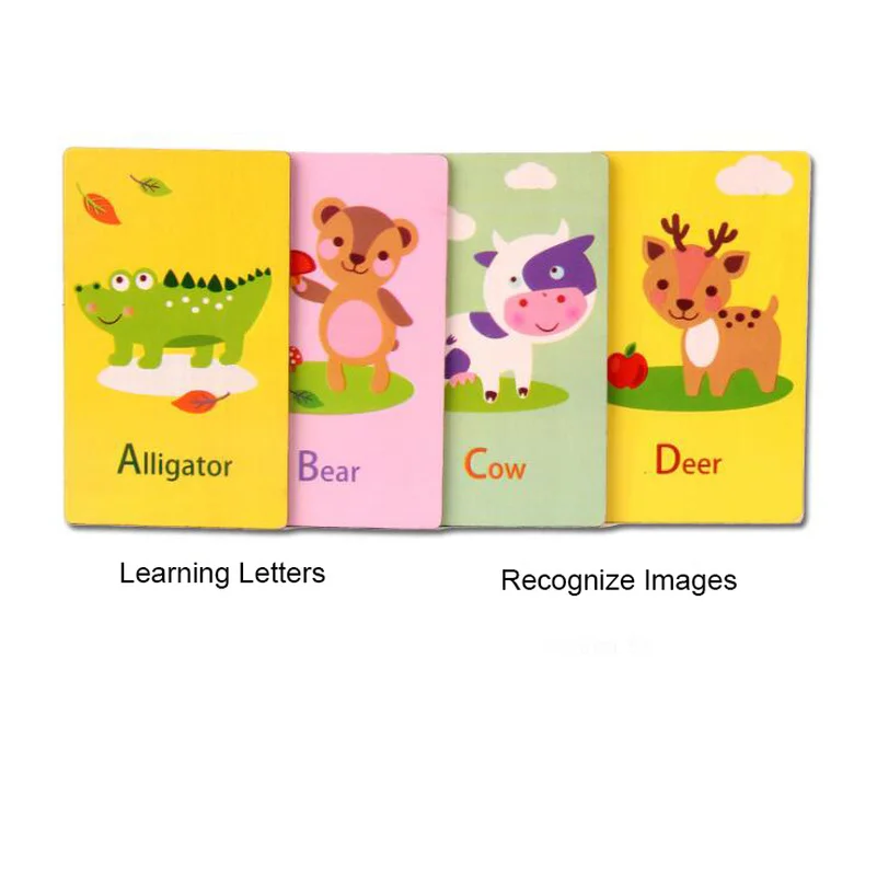 Learning Card English Language abc Educational Toys Memory Games for Kids Montessori Alphabet Letters Animals Cards Gift Learning Card English Language abc Educational Toys Memory Games for Kids Montessori Alphabet Letters Animals Cards Gift