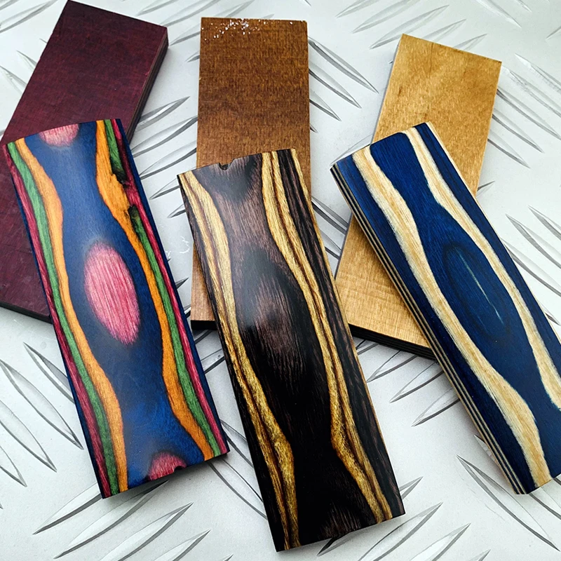 1piece DIY Knife Handles Making Material Wood Blanks Color Handle Parts Grips Slingshot Patch | Инструменты