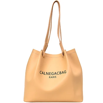 

Solid letter women bag Fashion Hobos luxury handbags women bags designer leather pu shoulder handbag Casual Tote sac main femme