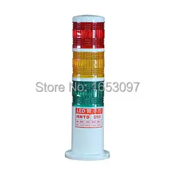 HNTD 50 баррель Тип 24 В часто яркий 3 цвета с зуммером светодиодный индикатор ЧПУ станок Рабочая Предупреждение