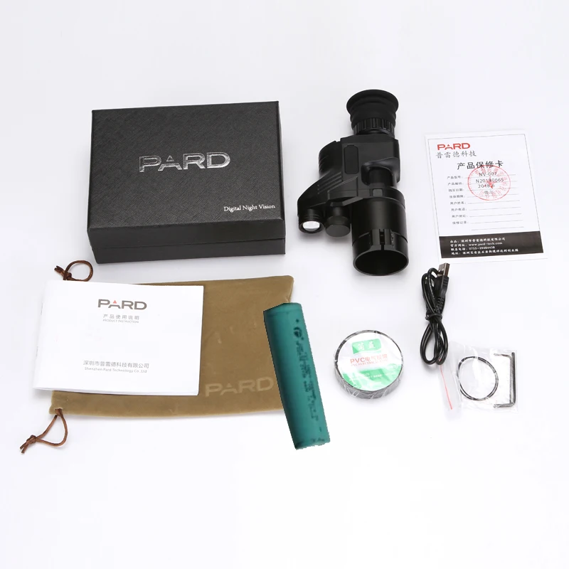 PARD night vision riflescope sight aiming modified infrared night vision ,Quick disassembly day and night use IR Monocular NV007