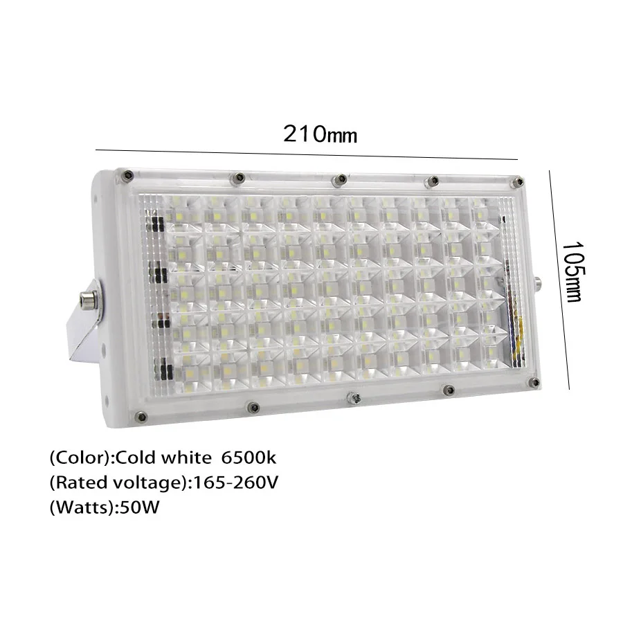 Outdoor-IP66-Waterproof-Outdoor-Lighting-50W-Ultra-bright-LED-Flood-Light-DIY-Combination-LED-Projector-Garden-Street-Lamp6