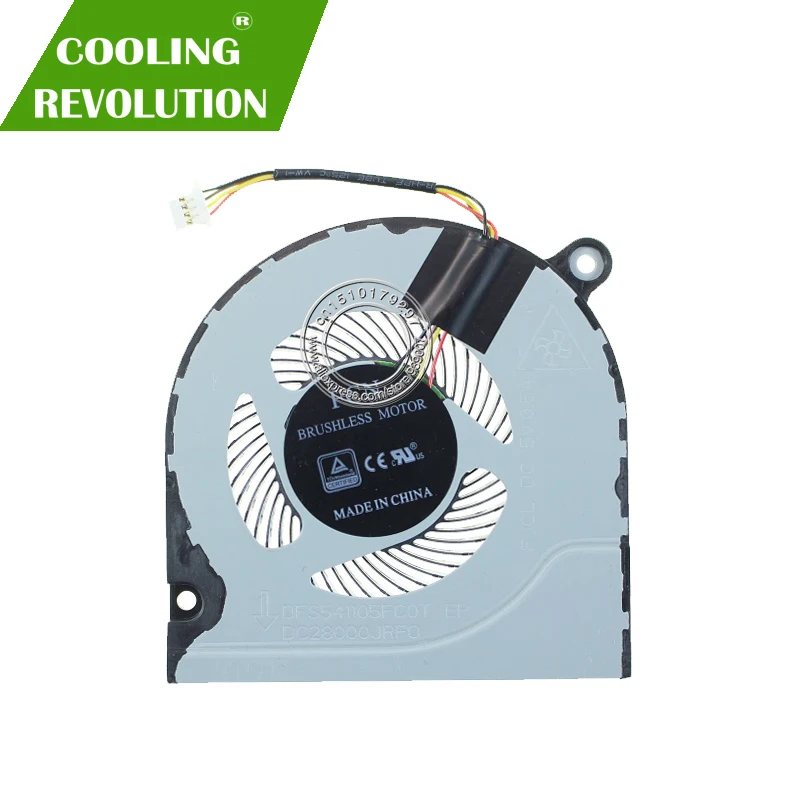 Original para Acer Nitro An51551-55wl 15.6 Cpu Ventilador de Refrigeração Dc28000jrf0 Novo