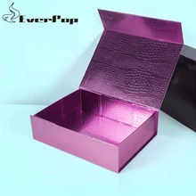2 шт./лот простые картонные складные жесткие коробки магнитное закрытие 6 цветов упаковка парики для волос Косметическая Подарочная коробка