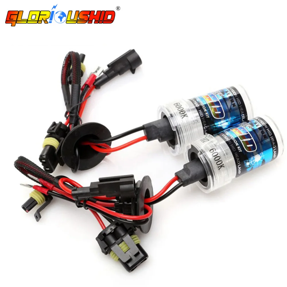

One Pair Xenon H1 D2S H4 H7 H11 H3 HB4 H8 HB3 9006 9005 Xenon Bulb 4300k 5000k 6000k 8000k Auto Car Light HID Bulb Headlight
