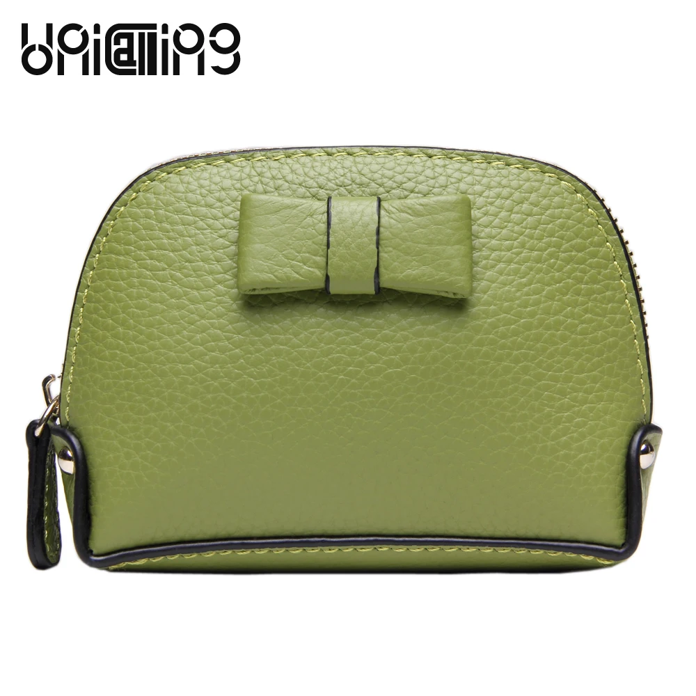 

UniCalling coin purse women fashion candy color small coin purse genuine leather mini coin purse small accessories bag holder