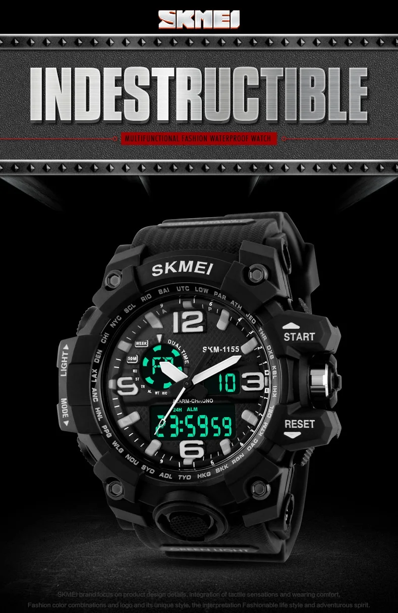 how to set date in skmei 1155 watch